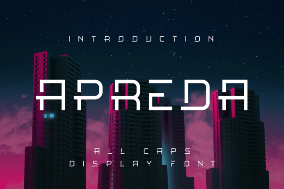 Apreda: A Modern Display Font for Editorial Excellence
