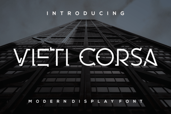 Boost Your Brand with Vietti Corsa Font
