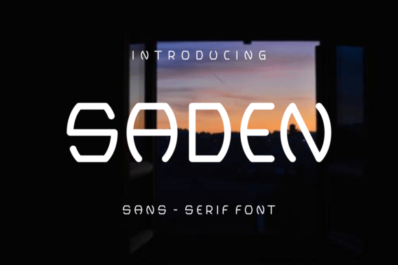Boost Your Campaign with Saden: A Versatile Display Font