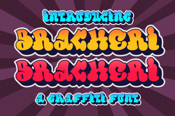 Bracheri: A Graffiti-Style Display Font for Bold Marketing