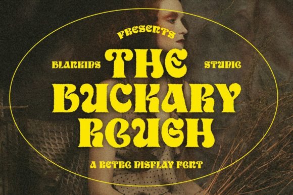 Buckary: A Stylish Retro Display Font for Modern Web Design