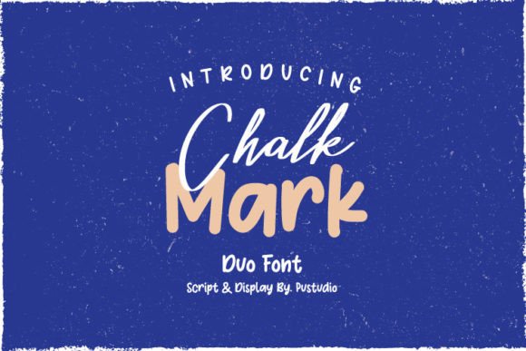 Chalk Mark Duo: A Fun and Playful Font for Your Brand