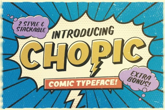 Chopic: A Bold and Playful Font for Your Brand