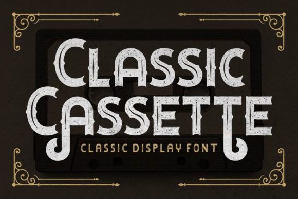Classic Cassette: Elevate Your Brand with a Vintage-Style Display Font