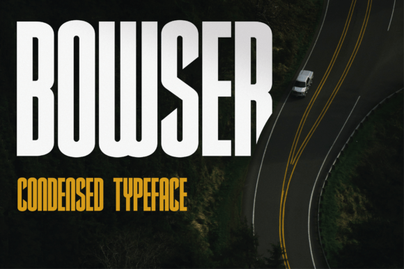 Discover Bowser: A Modern Condensed Font for Bold Editorial Design