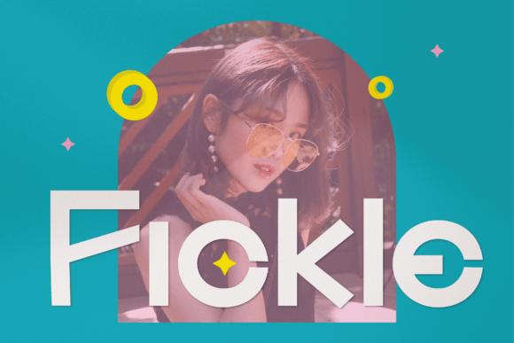 Discover Fickle: A Unique Sans-Serif Typeface for Creative Branding