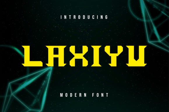 Discover Laxiyu: A Cool, Uniquely-Shaped Display Font