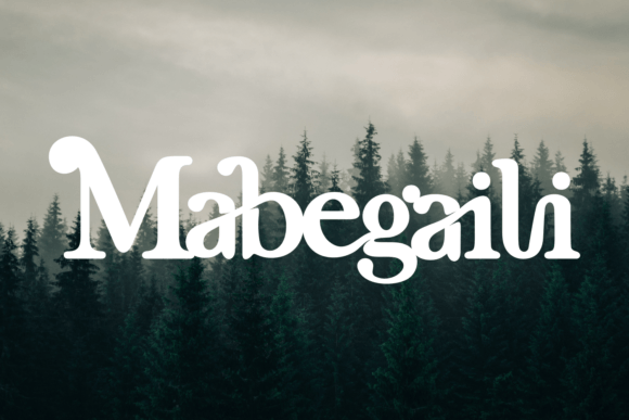 Discover Mabegaili: A Stylish and Elegant Display Font