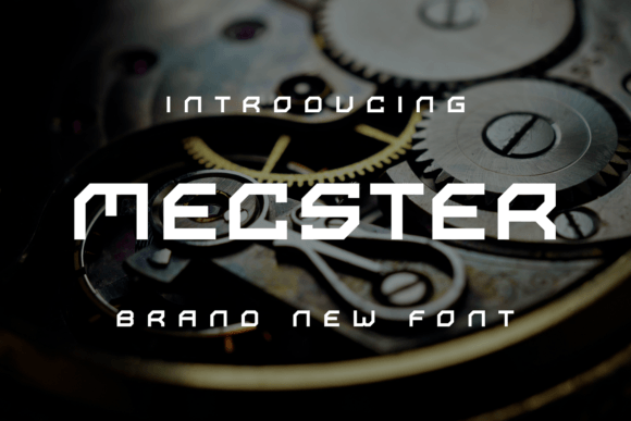 Discover Mecster: A Versatile Font for Creative Branding