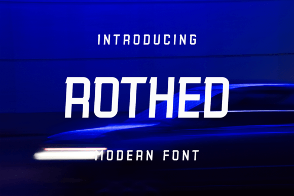 Discover Rothed: A Versatile Display Font for Web Design