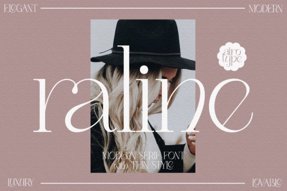 Discover the Elegance of Raline: A Perfect Serif Font for Crafters