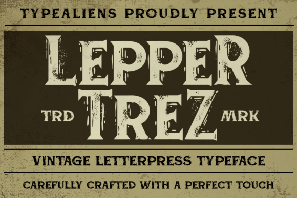 Enhance Your Brand with Leppertrez: A Classic Serif Font