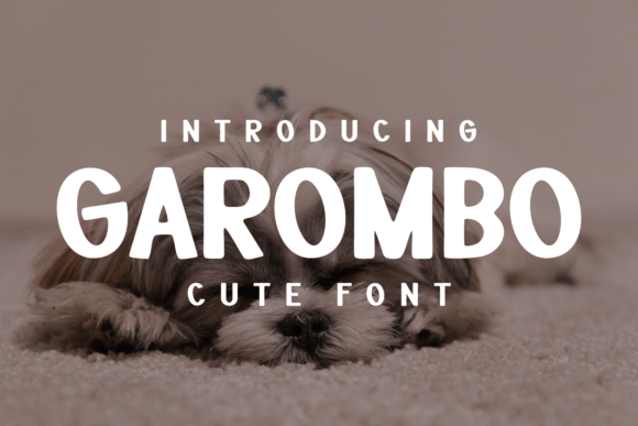 Garombo: A Unique Display Font for Creative Makers