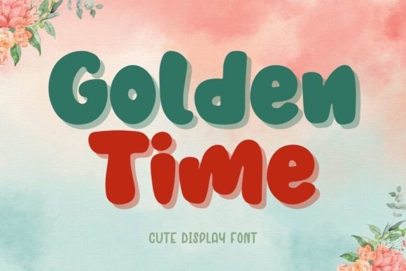 Golden Time: The Perfect Font for Engaging Campaign Designs