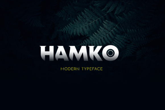 Hamko: A Cool and Modern Display Typeface