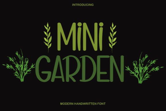 Mini Garden: A Handwritten Font for Crafters and Creators