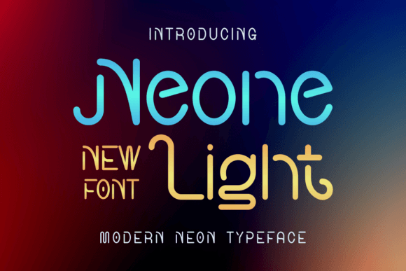 Neone Light: A Bold, Modern Typeface for Digital Creators