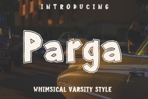 Parga: A Varsity-Style Display Font for Dynamic Web Design