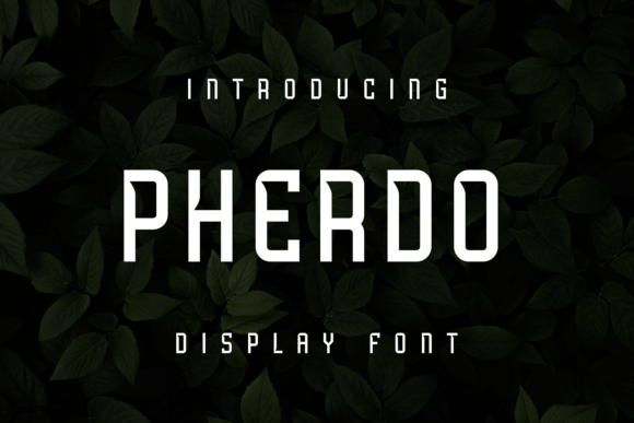 Pherdo: A Cool and Unique Display Font for Creative Projects