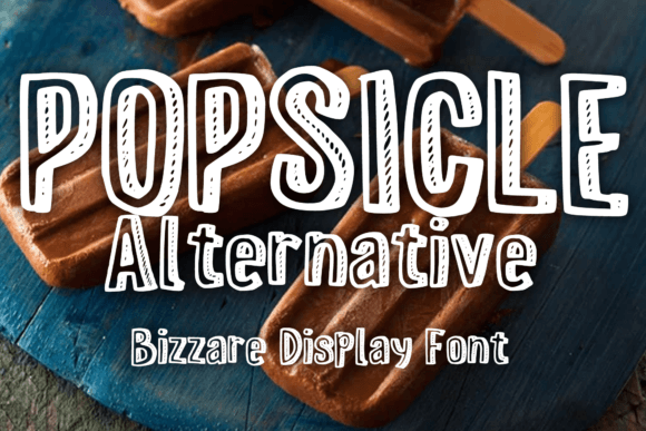 Popsicle Alternative: A Funky Display Font for Web Design