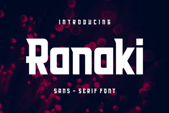 Ranaki: Elevate Your Web Design with This Unique Display Font