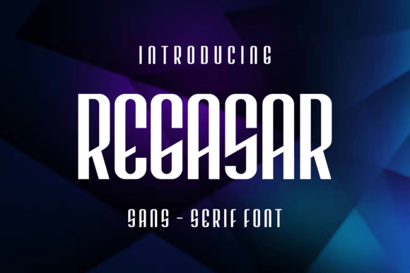 Regasar: A Versatile Display Font for Modern Editorial Design