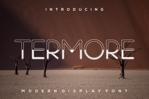 Termore: A Unique Display Font for Craft and Product Creators