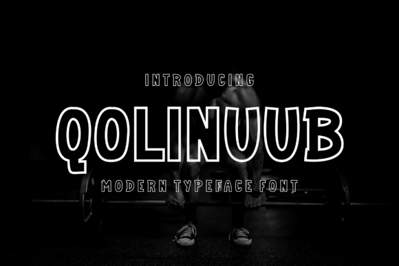 The Editorial Power of the Qolinuub Outline Display Font