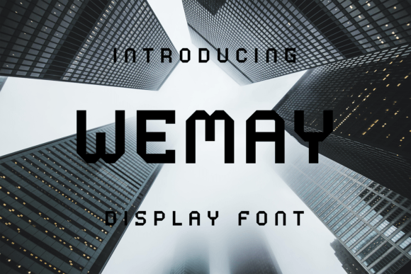 Wemay: A Versatile Display Font for Creative Projects